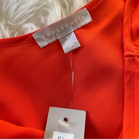 CHELSEA28 Tayla Swim Cover Up Sz Small Side Tie Short Dress Size NWT Beach - Picture 7 of 8